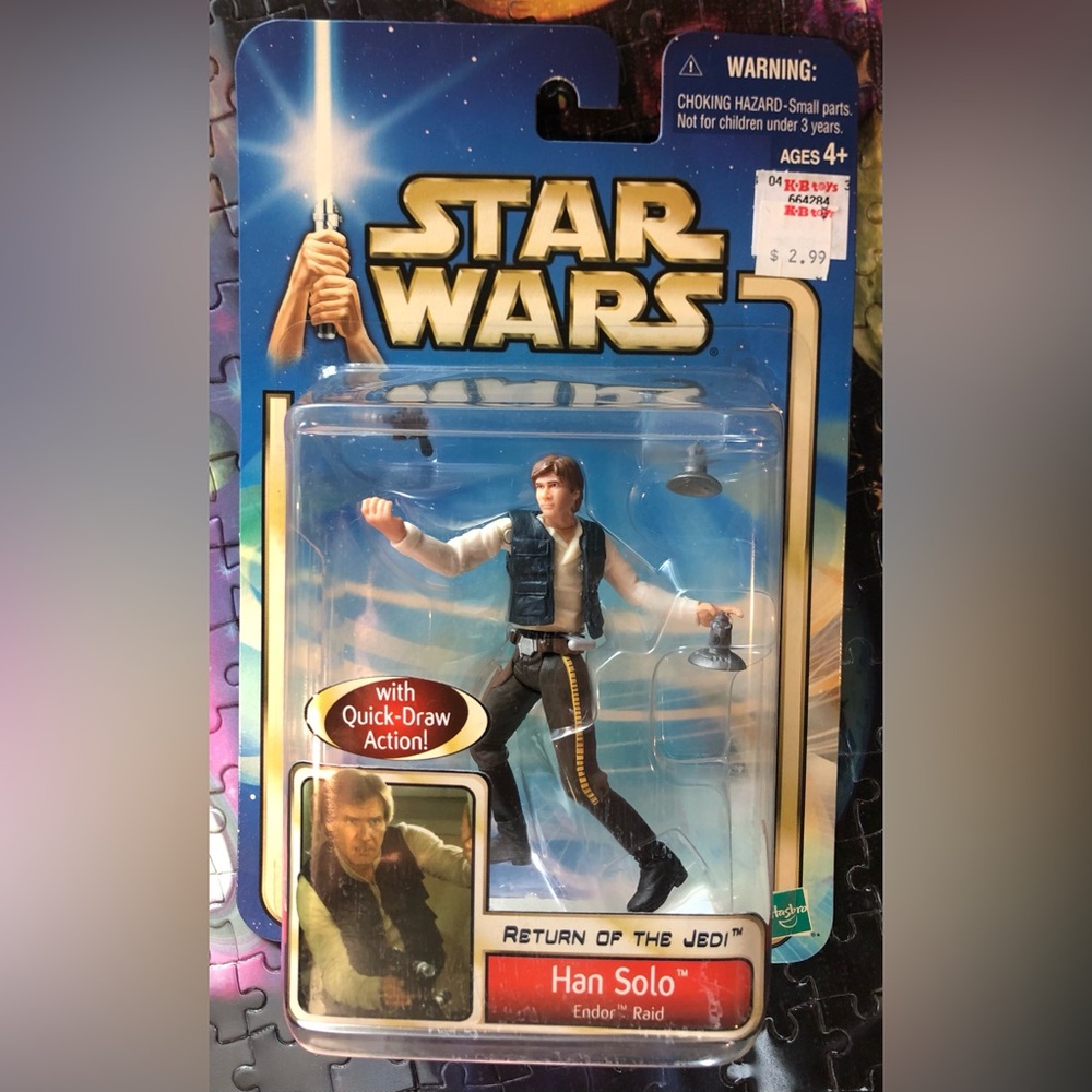 STAR WARS Collectible Action Figure by Hasbro! - Han Solo - New!